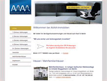 Tablet Screenshot of aaaa-immobilien.de